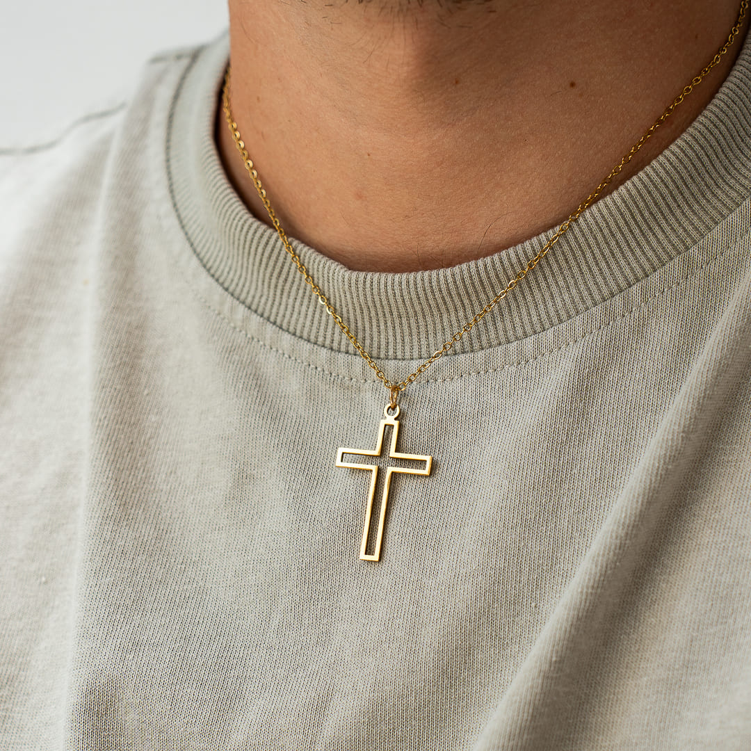 Men’s Christian Cross Necklace