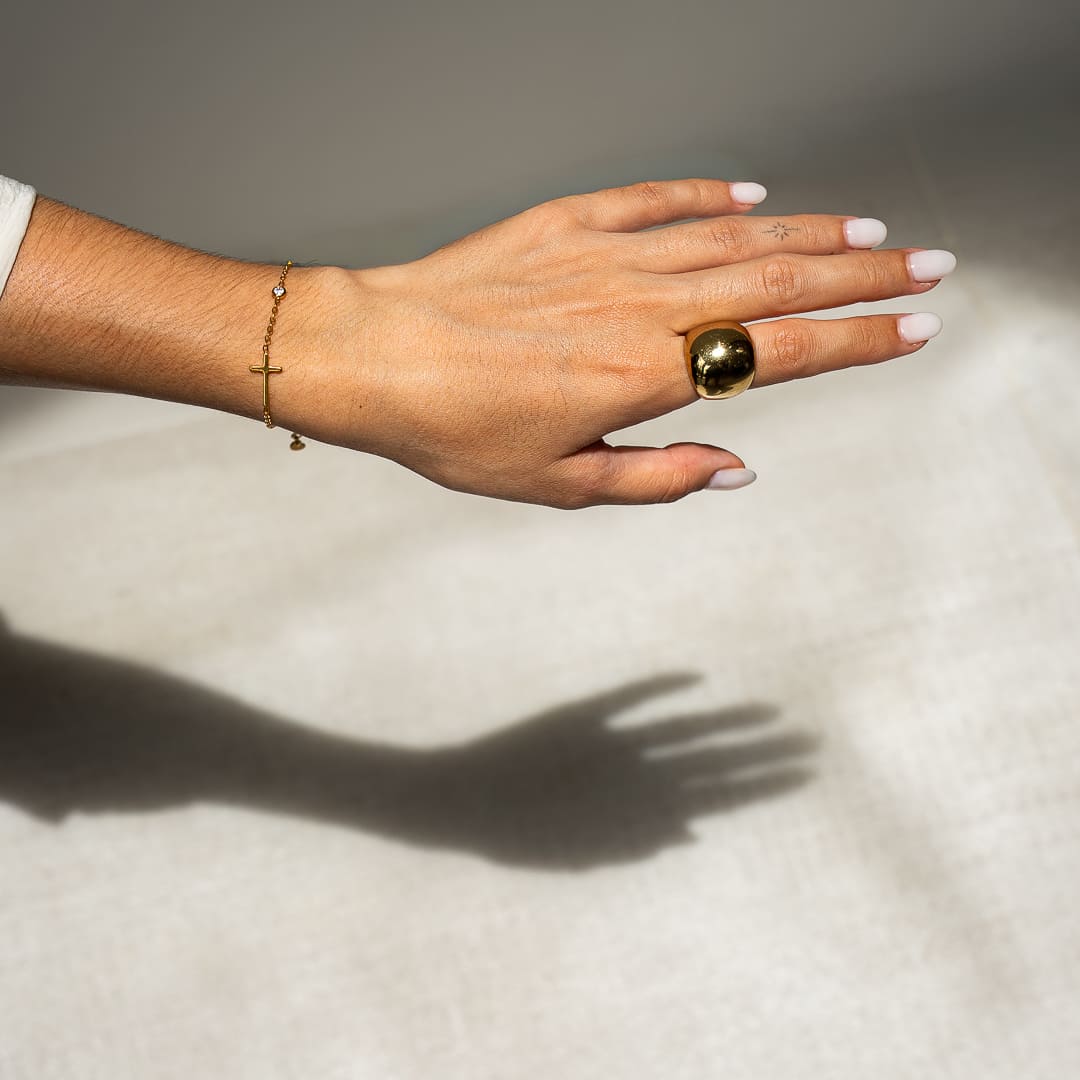 Minimalist Cross Bracelet for Women