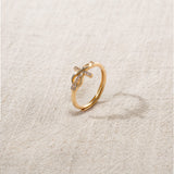 Sparkling Love Cross Ring