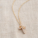 Crowned Cross Necklace
