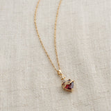 Sacred Heart Cross Necklace