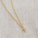 Collier Croix Marquise en Argent Sterling