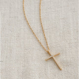 Zircon Cross Necklace