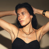 Double Chain Cross Necklace