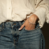 Celestial Shine Cross Bracelet