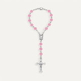 Pink Decade Rosary Bracelet