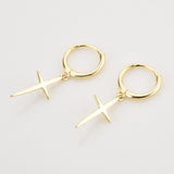 Mystical Meaning Cross Earrings