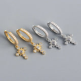 Vintage Cross Earrings