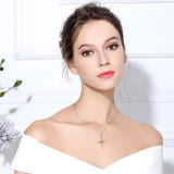 Sunflower Cross Pendant