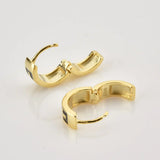 Men’s Silver Cross Earrings