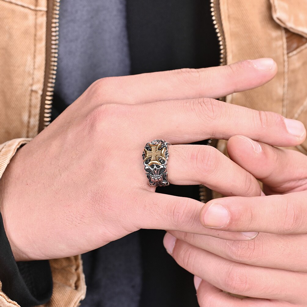 Men’s Maltese Cross Ring