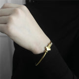 Twisted Cross Bangle | Precious Cross