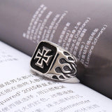 Maltese Cross Signet Ring