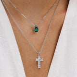 925 Sterling Silver Cross Necklace