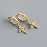 Vintage Cross Earrings