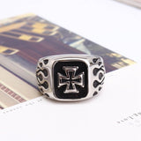 Maltese Cross Signet Ring