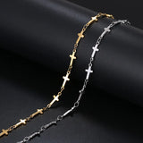 Stainless Steel Cross Bracelet