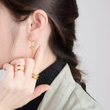 Bethlehem Star Cross Earrings