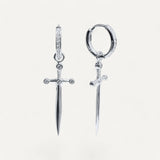 Sword Cross Earrings
