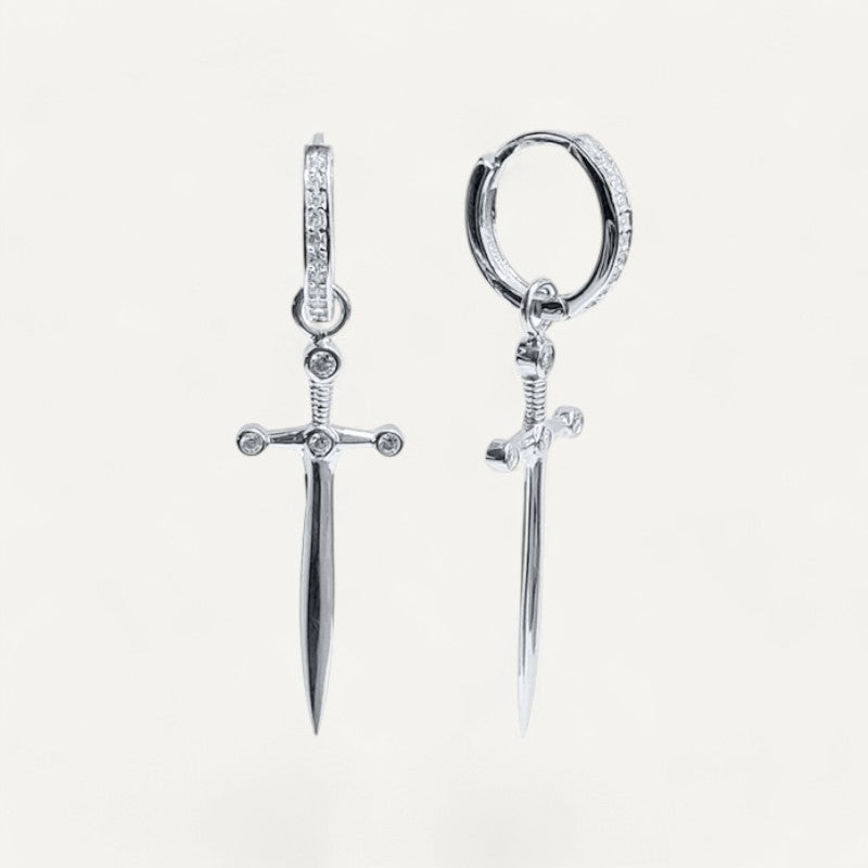 Sword Cross Earrings