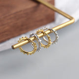 Rosary Cross Earrings