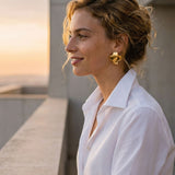 Vintage Star Cross Earrings