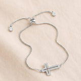 Timeless Elegance Cross Bracelet