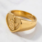 Angel Heart Ring