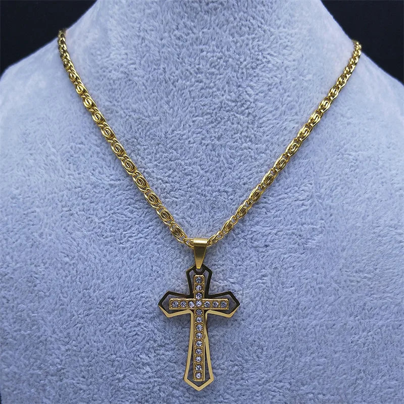 Men’s Catholic Cross Necklace