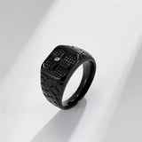 Elegant Cross Ring for Men