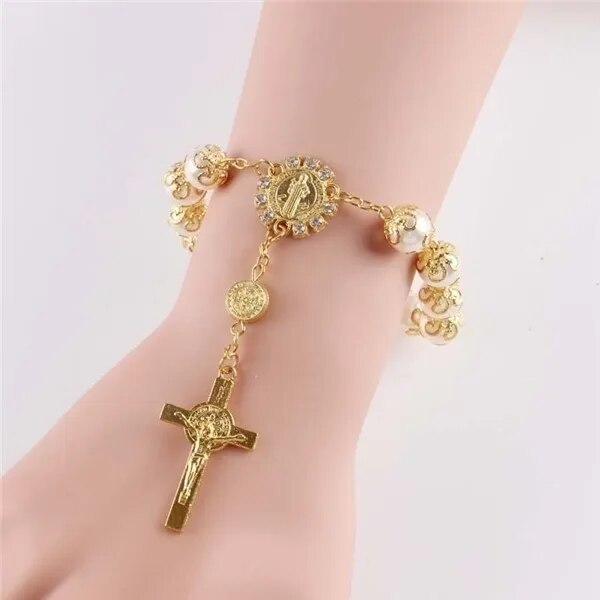 Elegant Rosary Decade Bracelet