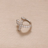 Sparkling Cross Earrings