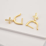 Dangling Cross Earrings