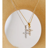 Precious Shine Cross Necklace