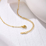 Gold Cross Necklace with Elegant Medal