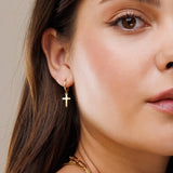 Divine Cross Earrings