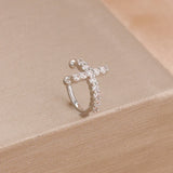 Sparkling Cross Earrings