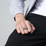 Elegant Cross Ring for Men