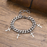 Radiant Cross Bracelet