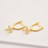 Dangling Cross Earrings