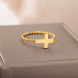 Eternity Cross Ring