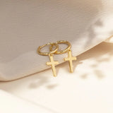 Divine Cross Earrings
