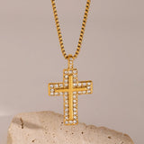 Sovereign Cross Necklace