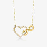 Infinite Love Heart Necklace
