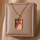 Modern Cross Necklace