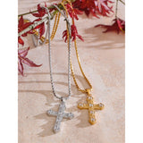 Precious Shine Cross Necklace