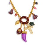 Gold Mystic Cross Necklace