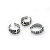 Adjustable Gothic Cross Ring
