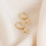 Divine Cross Earrings