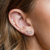 Simple Cross Piercing